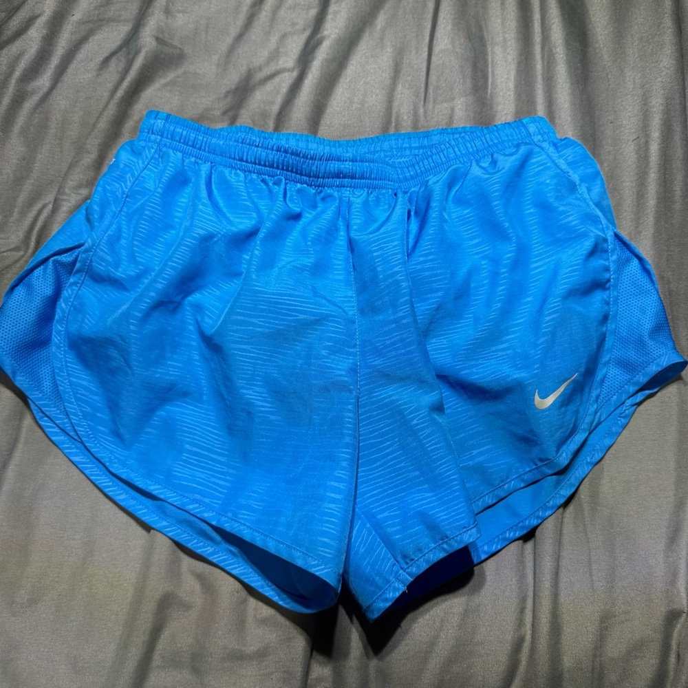 Nike blue active shorts size S